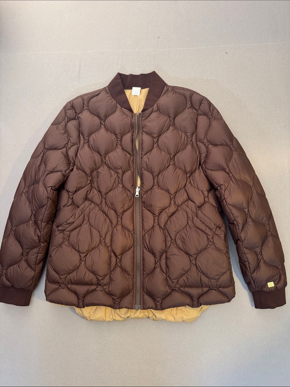 Soia & Kyo Duck-Down Quilted Jacket. Reversible